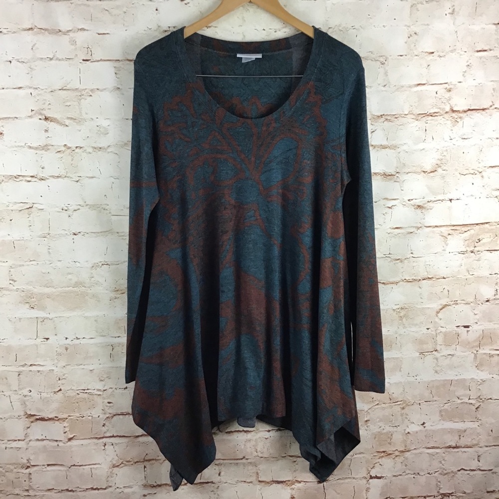Soft Surroundings Renaissance top medium free ship